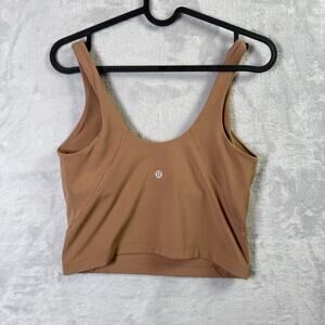 Lululemon Align Tank Top Size 6 Tan *No Padding Workout Athletic Atheisure